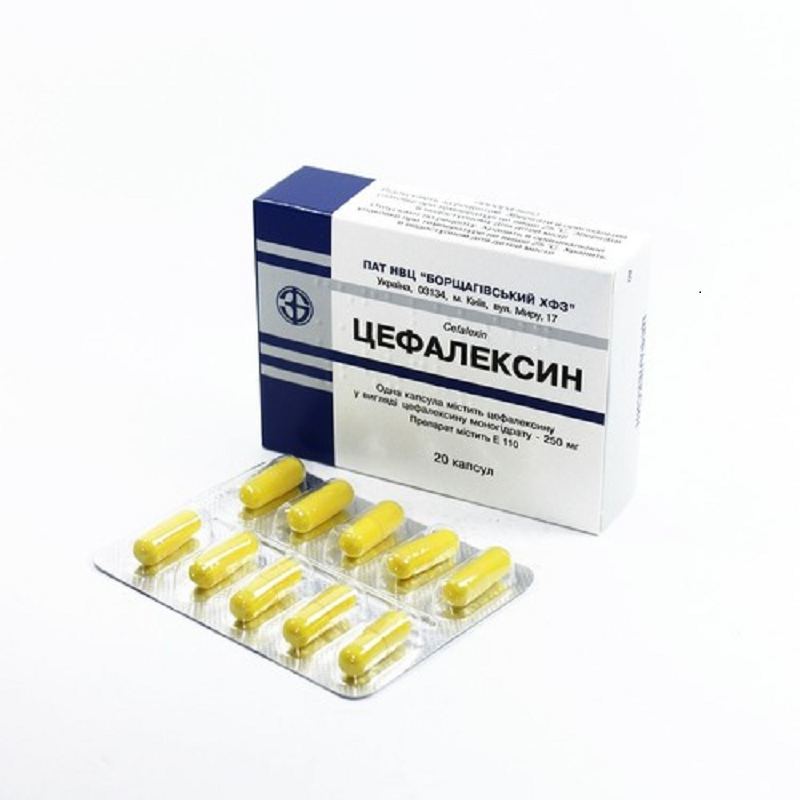 Цефалексин капсули по 250 мг №20